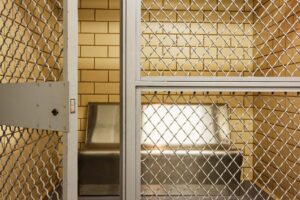 An empty jail cell awaits someone who had a misdemeanor sentencing in New Hampshire
