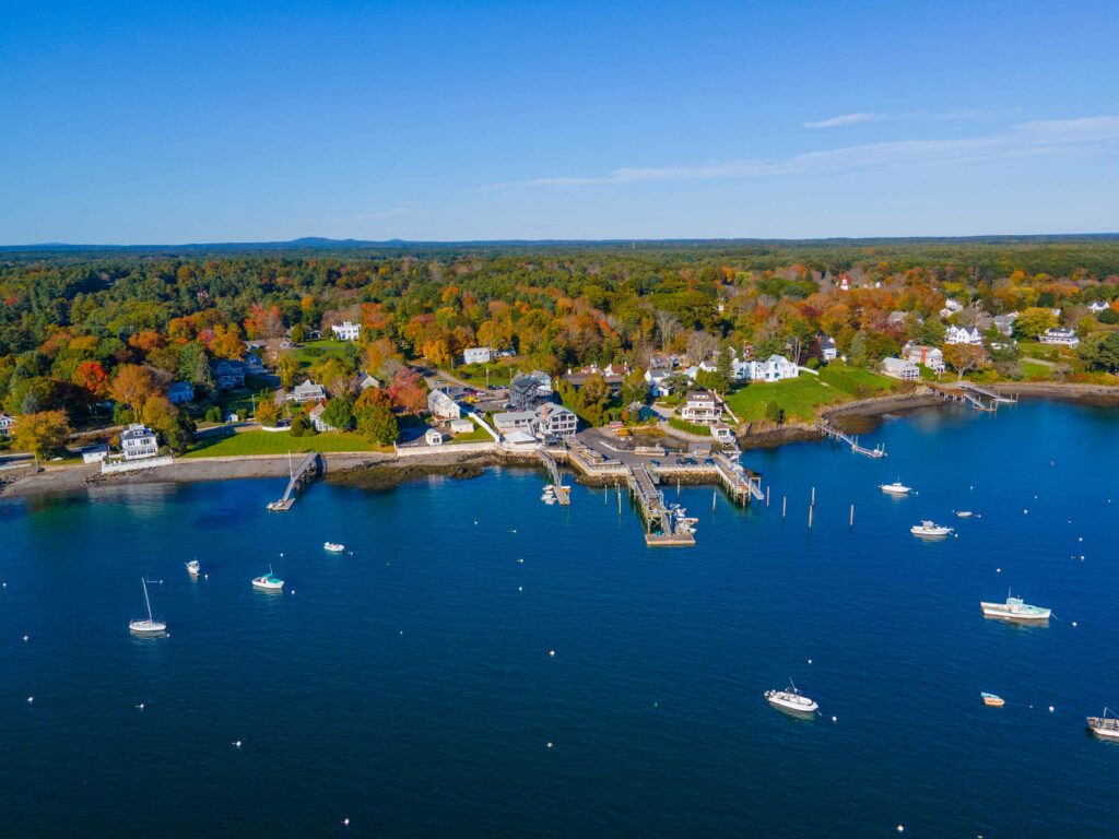 aerial view of kittery me
